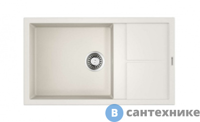 картинка Кухонная мойка OMOIKIRI Sumi 86-WH белый (4993649)