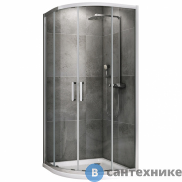 картинка Душевой уголок ABBER Schwarzer Diamant AG01100 100*100*195, без поддона