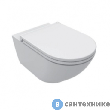 картинка Унитаз подвесной Cielo EJVSK BR Enjoy, безободковый, цв. Brina, без сиденья