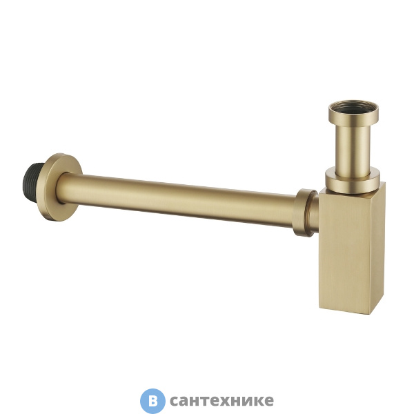 Сифон для раковины ABBER AF0031G золото матовое