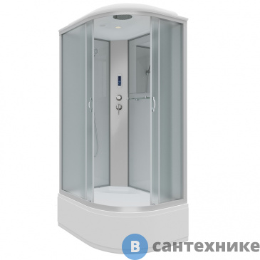 картинка Душевая кабина Niagara NG-2310-14LP (1200х800х2150) высокий поддон, стекло матовое