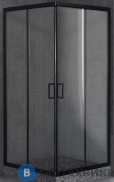 картинка Душевой уголок Royal Bath RB HPD-T-BL 115x115x185 (прозрачное) (RB115HPD-T-BL), без поддона