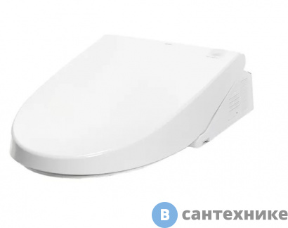 картинка Сиденье TOTO TCF9786JG для унитаза с функцией биде, Neorest Series, с дистанционным управлением, оснащение-омывание теплой водой, обогреваемое сиденье, дезоратор, сушка, Ewater+, автоматические функции, Primist - предварительное смачивание, белый