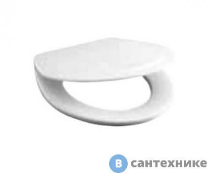 картинка Крышка/сидение Jika 915343000631 VEGA хром. петл(бел.)