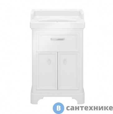 картинка Тумба под раковину KERAMA MARAZZI POMPEI напольная 60 см, 1 ящик, 2 дв (PO.60.1\WHT)