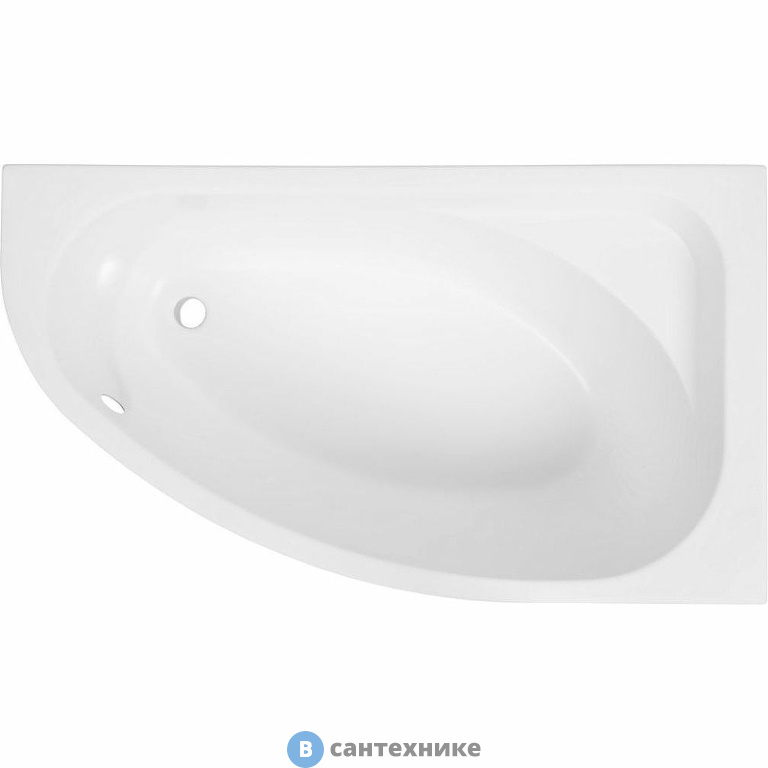 Акриловая ванна Aquanet Mia 140x80 R (с каркасом) /246887/