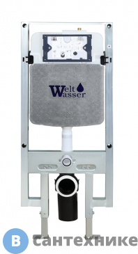 картинка Инсталляция WELTWASSER WW AMBERG 497 ST для подвесного унитаза без кнопки