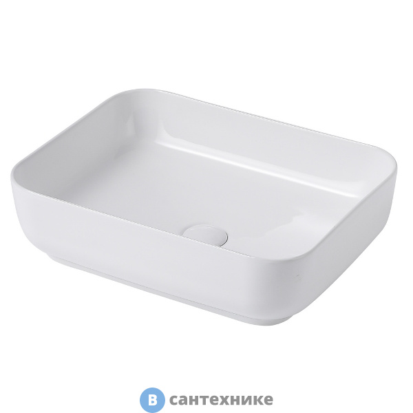 Раковина ABBER Rechteck AC2202 накладная белая