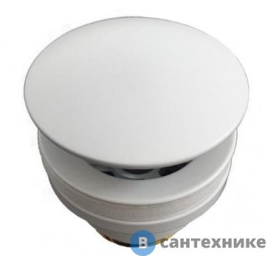 картинка Донный клапан Paffoni ZSCA050BO белый матовый