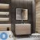 картинка Тумба под раковину Art & MAX AM-Verona-Push-900-2C-SO-St подвесная с двумя выкатными ящиками, 900x450x550