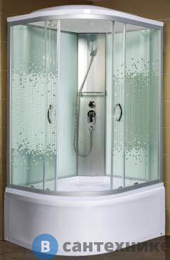 картинка Душевая кабина МОНОМАХ XL 100/80/44 МЗ R с поддоном (10000012118)