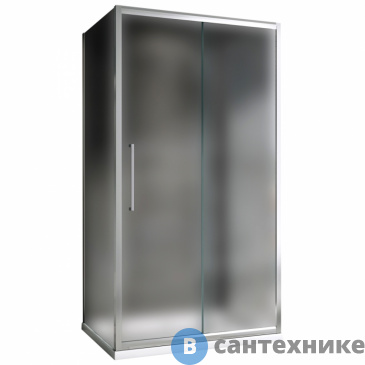картинка Душевой уголок ABBER Schwarzer Diamant AG30160MH-S50M-S50M 160х50х195, без поддона