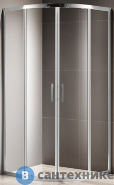 картинка Душевой уголок Cezares MOMENTO-R-2-90-C-Cr (900x900x1950) без поддона