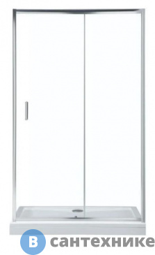 картинка Душевая дверь Aquanet SD-1100A 110*190, стекло, прозр (273605)