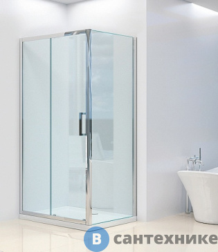 картинка Душевой уголок Band Hours Chrome 810 (800х1000х2035)
