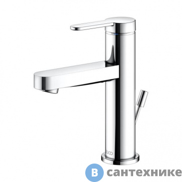 картинка Смеситель Keuco IXMO FLAT для умывальника 100, с гарнитурой, хром (59502013000)