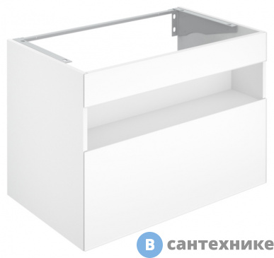 картинка Тумба под раковину Keuco STAGELINE 1 ящик, с подсветкой, 800x625x490 мм, к/ф: белый (32862300100)