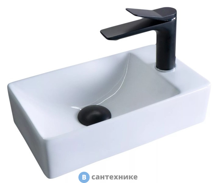 Раковина подвесная GID-ceramic N9261 белый (380х220х100)