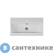 Раковина AM.PM GEM M90WCC0752WG мебельная, 75 см, встроенная, белый, глянец