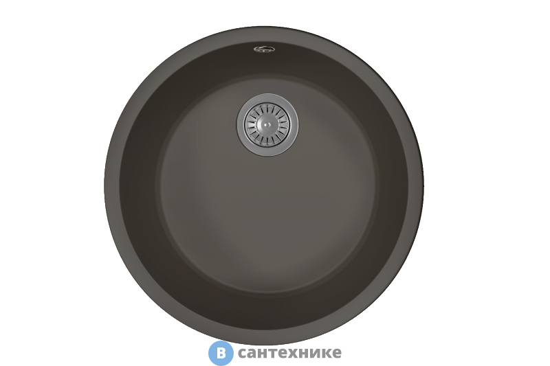 Кухонная мойка FLORENTINA Вега Зеро, антрацит FS (22.425.D0440.302)