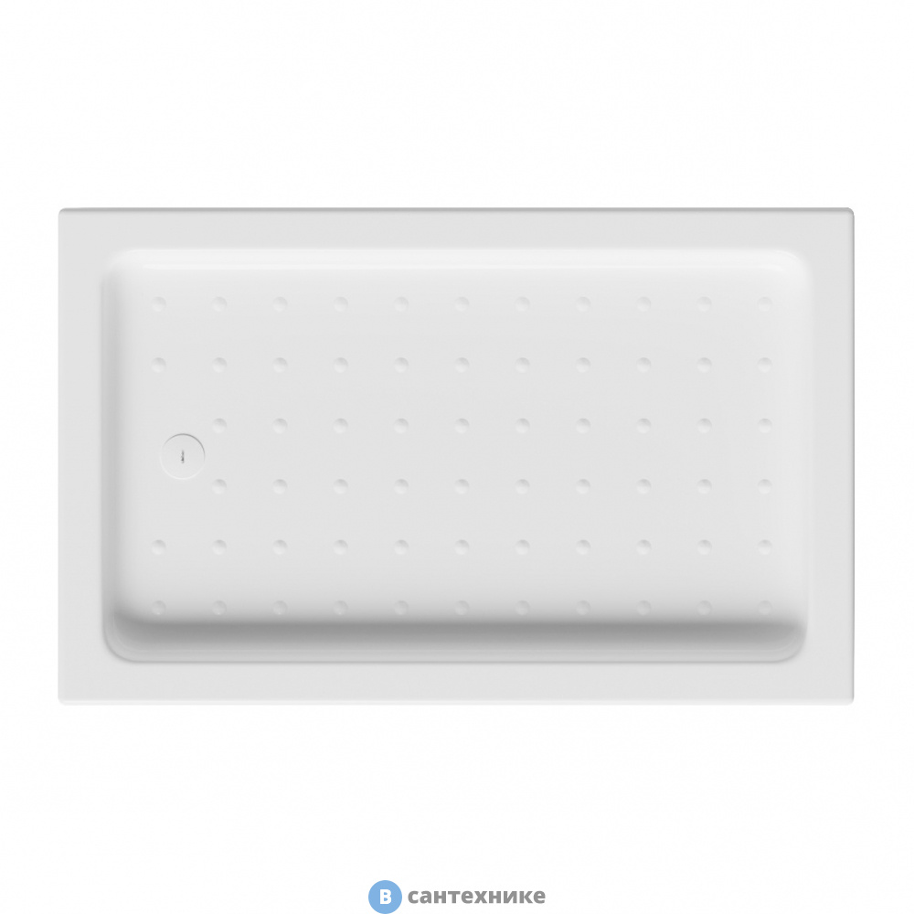 Душевой поддон ABBER AD3C108 100х80 прямоугольный, акриловый, белый