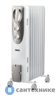 картинка Масляный радиатор Zanussi ZOH/ES-09WN 2000W (9-секций)