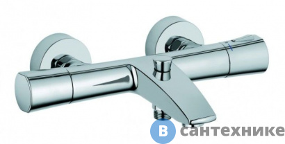 картинка Смеситель Kludi ZENTA 351010538 для ванны и душа с термостатом DN 15