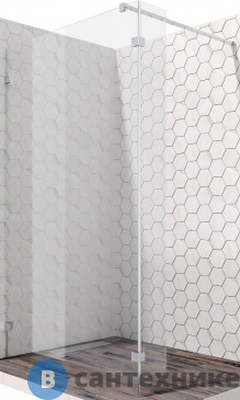 картинка Душевая перегородка Ambassador Waik-in 15031105 (900x2000)