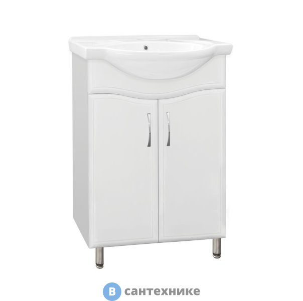 Тумба под раковину Style line ВОЛНА № 9 - 60 (4650134472004)