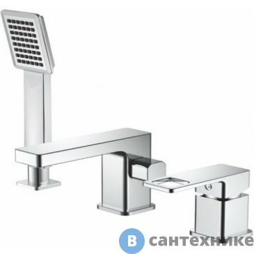 картинка Смеситель Haiba HB80615 для ванны (борт) 3 отверстия