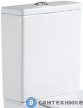 картинка Бачок Aquanet Atago 2.0 C2 для унитаза напольного Слив 4,5/3 л подключение снизу (243547)