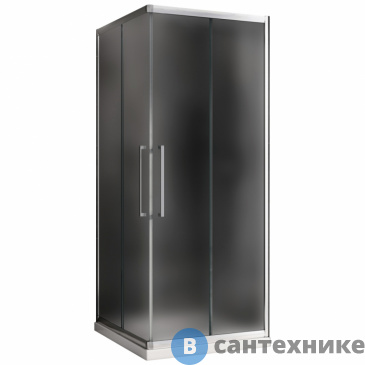 картинка Душевой уголок ABBER Schwarzer Diamant AG02100MH 100*100*195, без поддона