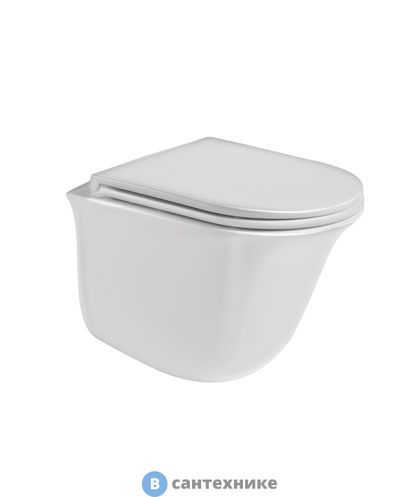 Унитаз с инсталляцией WELTWASSER и кнопкой смыва (MARBERG 507 + TELBACH 004 GL-WT + MAR 507 RD MT-BL)