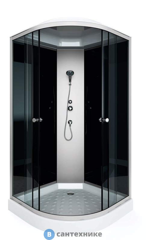 Душевая кабина Arcus S-13G (100x100) тонир. стекло, низкий поддон