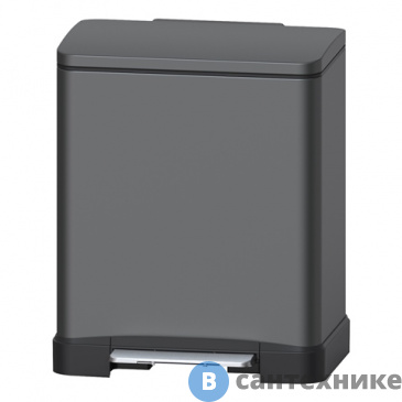 картинка Ведро мусорное WELTWASSER WW LASSY TG 12L педальное, серый матовый