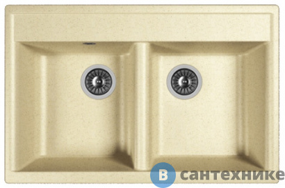 картинка Кухонная мойка Dr. Gans Астра 780, дюна СМс (25.060.E0780.402)