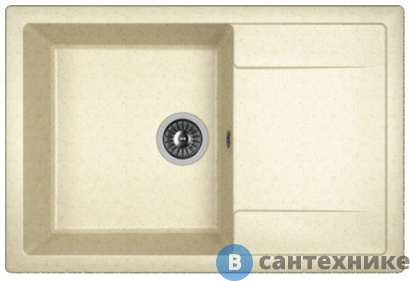 картинка Кухонная мойка Dr. Gans Техно 760, латте СМс (25.030.D0760.403)