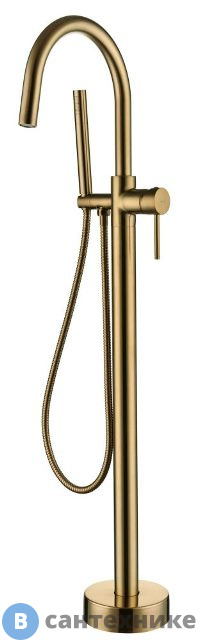 Смеситель Boheme 469-MG напольный Matt gold