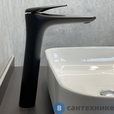 картинка Смеситель Comforty FC074B-CMT для раковины, чёрный матовый