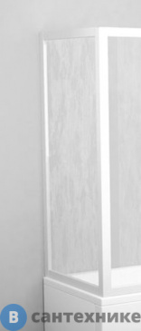 картинка Стенка для душа Ravak APSV-80 белая+Гpапе (95040102ZG)
