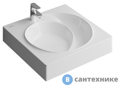 картинка Раковина Grossman NEO 60 см (600*598*110) на стиральную машину (2606001)