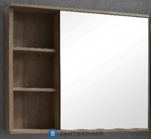 Шкаф-зеркало Grossman ФОРТА-70 универсал. дуб галифакс