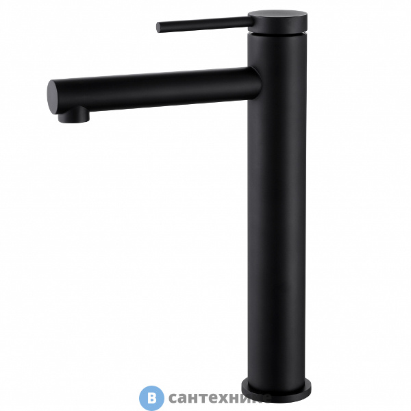 Смеситель ABBER Emotion AF8811B для накладной раковины, чёрный матовый