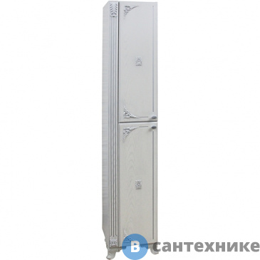 картинка Пенал Mixline ЛЮДВИГ патина серебро, левый 350х1860х345 (527484)