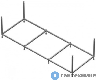 картинка Каркас для ванны Reisen BERGEN 170х70 (K7017070099)