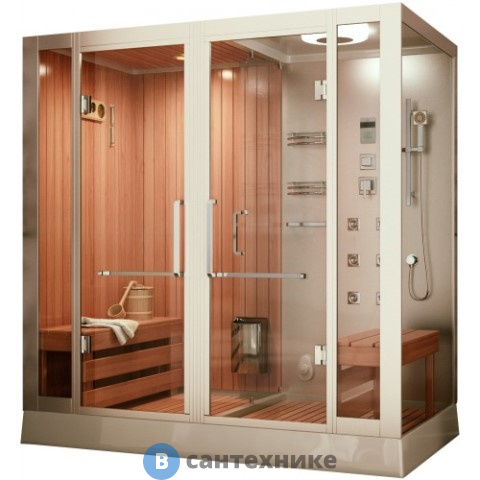 Душевая кабина Frank F 921 L левосторонняя, с финской сауной