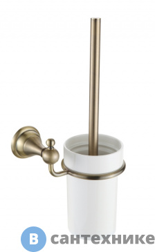 картинка Ёрш AZARIO ELVIA подвесной с керамической колбой, бронза (AZ-91113Q)