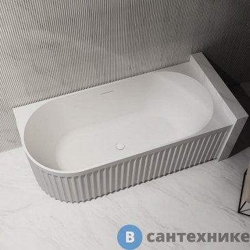 картинка Акриловая ванна ABBER AB9412-1.5 R 150*75*58 белая