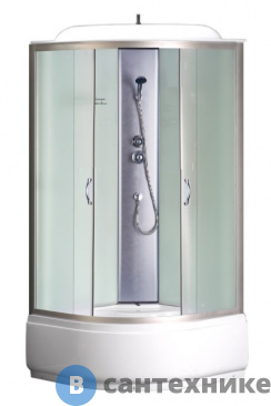 картинка Душевая кабина Loranto CS-6610 F, 100*100*215, выс. матовая