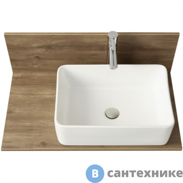 картинка Столешница Акватон Мишель 80 1A256603MIDR0 +панель Дуб Рустикальный ЛВДСП